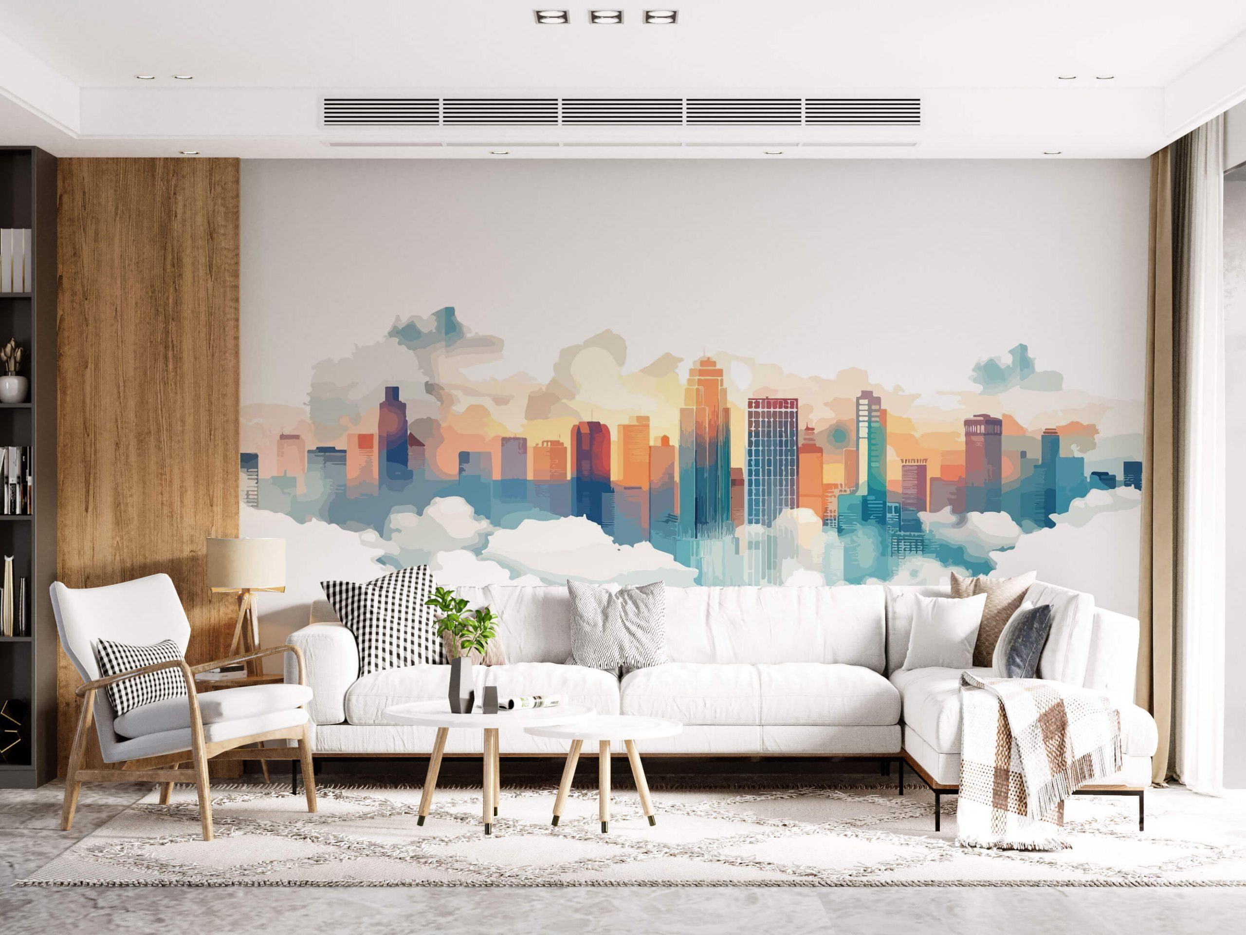pictura-oras-tot-peretele Soluții de Design Interior cu Print Mural pentru Birouri și Spații de Lucru